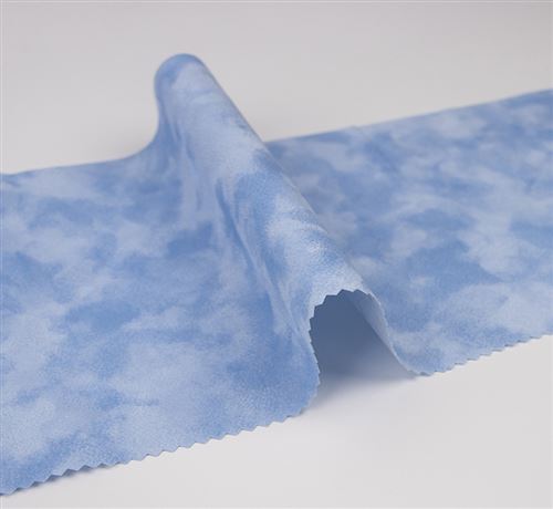 黑灰色水刺长毛植绒布（H01.C1.0887)