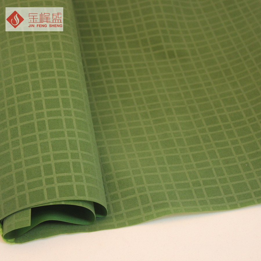 绿色绸布植绒布
